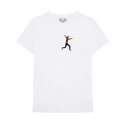 Travis Virgil By A Thread (Off-White AJ1 Version) Tee White