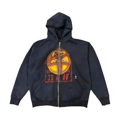 Travis WWE Mankind FW24 Hoodie with Front Graphic and Kangaroo Pocket Unisex ETCJ-WWE-HS01