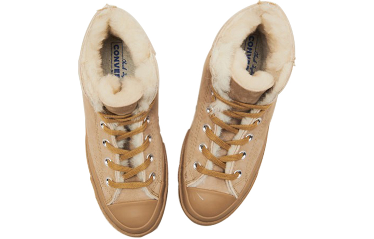 Shop Tri Panel x Converse Chuck 70 Hi 'Khaki Shearling' Zapatillas Altas 166318C