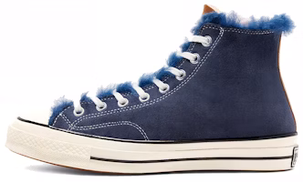 Tri Panel x Converse Chuck 70 Hi 'Navy Shearling' 166319C Tri Panel x Converse Chuck 70 Hi 'Navy Shearling' 166319C
