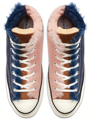 Tri Panel x Converse Chuck 70 高帮 '海军羊毛' 166319C Shop Tri Panel x Converse Chuck 70 高帮 '海军羊毛' 166319C