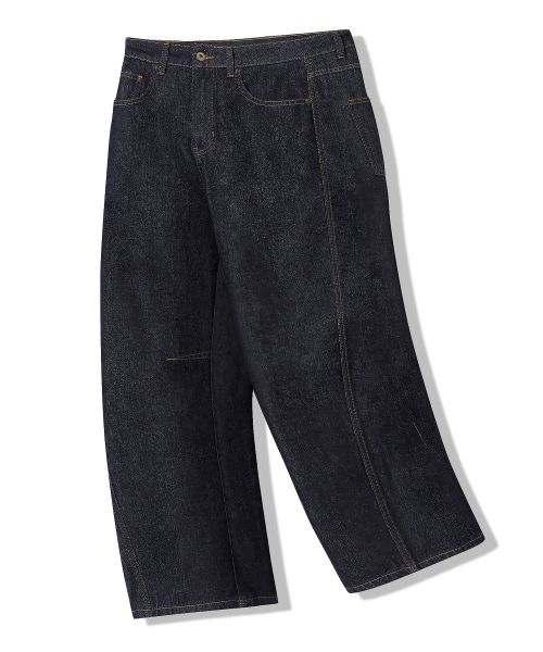 Purchase Trillion [Nonfade] Curved Low Dart Indigo Denim Pants TRFPT80IDG