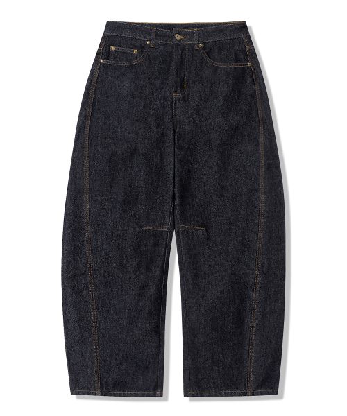 Details for Trillion [Nonfade] Curved Low Dart Indigo Denim Pants TRFPT80IDG