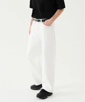 TRILLION Bio Stone Washed Wide Denim Pants (Cream) TRSDPT02CR TRILLION Bio Stone Washed Wide Denim Pants (Cream) TRSDPT02CR