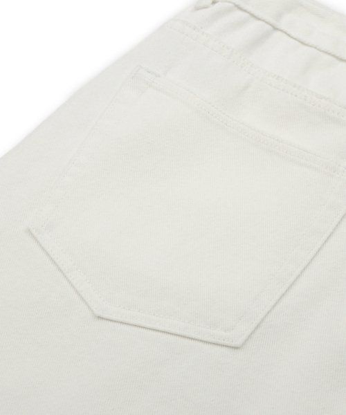 Details for TRILLION Bio Stone Washed Wide Denim Pants (Cream) TRSDPT02CR
