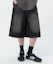Order TRILLION Cat Brush Washed Bermuda Denim Shorts (Normal Black) TRSPT55BK