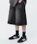 Shop TRILLION Cat Brush Washed Bermuda Denim Shorts (Normal Black) TRSPT55BK