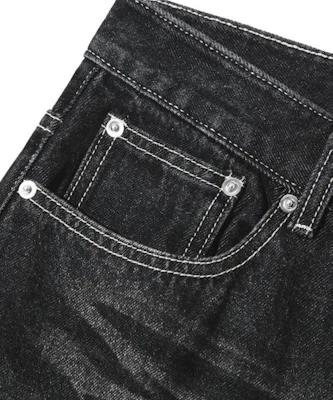 TRILLION Cat Brush Washed Bermuda Denim Shorts (Normal Black) TRSPT55BK Cheap TRILLION Cat Brush Washed Bermuda Denim Shorts (Normal Black) TRSPT55BK