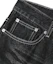 Cheap TRILLION Cat Brush Washed Bermuda Denim Shorts (Normal Black) TRSPT55BK