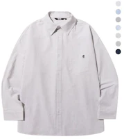 Purchase Trillion City Boy Oversized Oxford Shirt with Boat Embroidery - 7 Colors TRSSH004-02