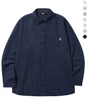 Sizing Trillion City Boy Oversized Oxford Shirt with Boat Embroidery - 7 Colors TRSSH004-02