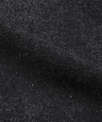 TRILLION Corduroy Collar Denim Zip-Up Work Jacket (Black) TRFJK09BK 5