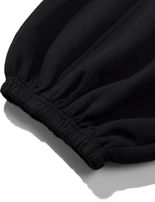 Trillion Deep Tuck Balloon Fit Sweat Jogger Pants (Black) TRSPT21BK 1