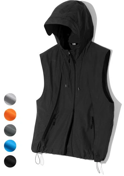 trillion-division-nylon-hooded-zip-up-vest-black-trsjk-17-bk