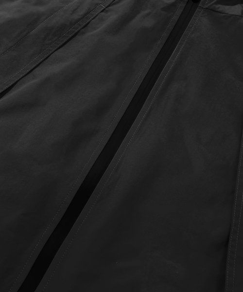 Sizing TRILLION ディビジョン ナイロン フード付き ジップアップ ベスト (ブラック) TRSJK17BK