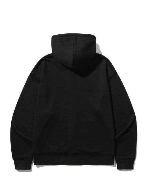 Purchase 트릴리언 에센셜 투웨이 스웻 후디 집업 (블랙) TRSHT09BK