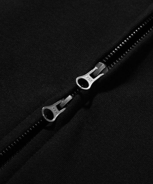 Sizing 트릴리언 에센셜 투웨이 스웻 후디 집업 (블랙) TRSHT09BK
