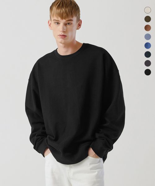 Trillion Essential Oversized Seam Crewneck Sweatshirt - 8 Colors TRFMT04