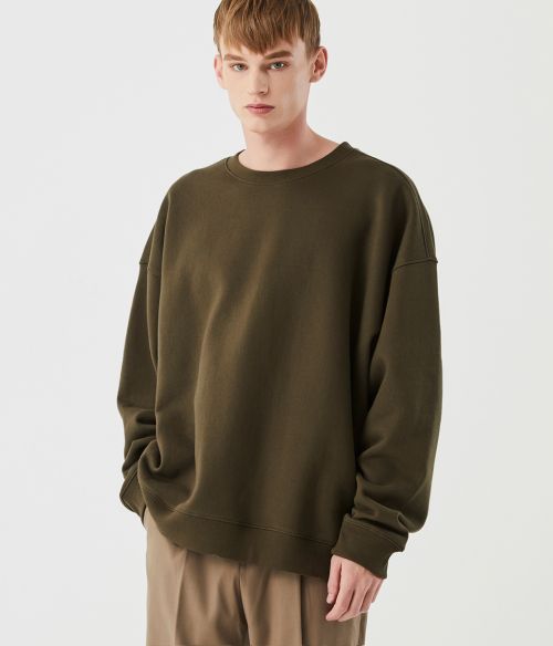 Shop Trillion Essential Oversized Seam Crewneck Sweatshirt - 8 Colors TRFMT04