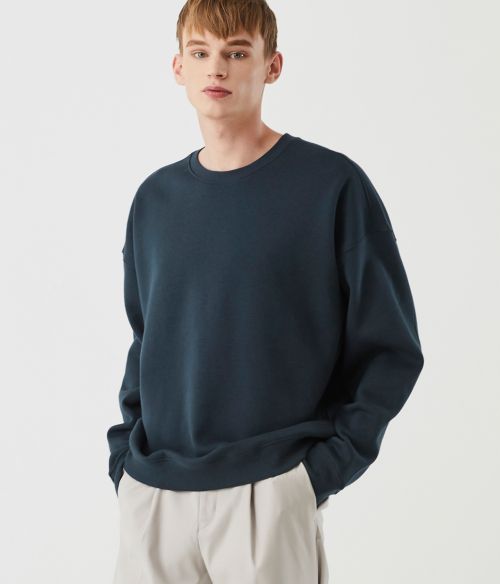 Sizing Trillion Essential Oversized Seam Crewneck Sweatshirt - 8 Colors TRFMT04
