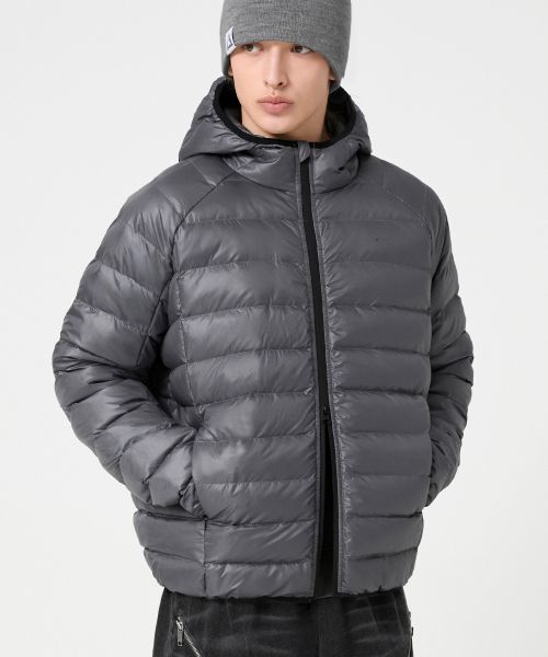 Order Trillion Light Hoodie Padded Jacket - Charcoal TRFJK52CH