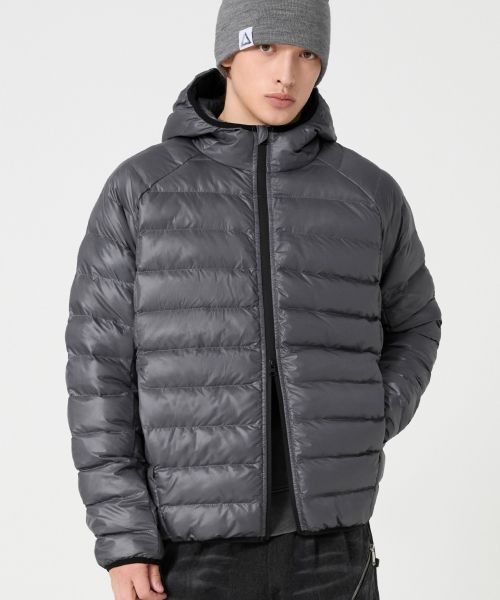 Lookbook Trillion Light Hoodie Padded Jacket - Charcoal TRFJK52CH