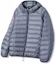 Shop Trillion Light Hoodie Padded Jacket_Dusty Blue TRFJK52BL
