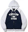 Shop Trillion Raglan Color Mix 1992 Graphic Hooded Zip-Up (Navy) TRSHT08NV