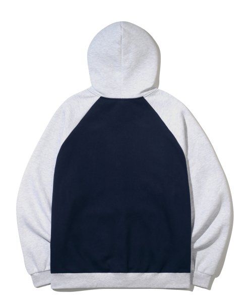 Purchase Trillion Raglan Color Mix 1992 Graphic Hooded Zip-Up (Navy) TRSHT08NV