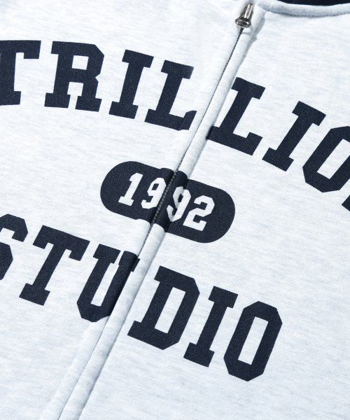Sizing Trillion Raglan Color Mix 1992 Graphic Hoodie Zip-Up (Melange) TRSHT08ML