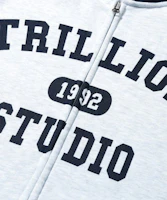 Sizing Trillion Raglan Color Mix 1992 Graphic Hoodie Zip-Up (Melange) TRSHT08ML