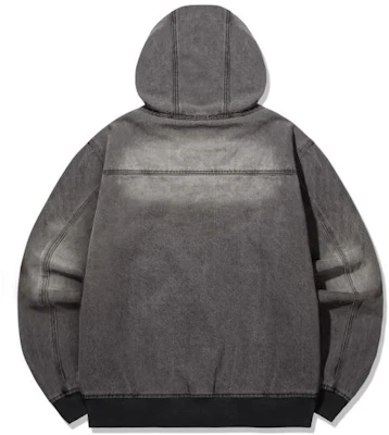 Trillion Vintage Washed Denim Work Hoodie Zip-Up_Light Gray TRFHT03GR Purchase Trillion Vintage Washed Denim Work Hoodie Zip-Up_Light Gray TRFHT03GR