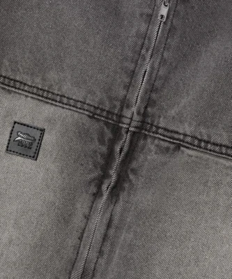 Trillion Vintage Washed Denim Work Hoodie Zip-Up_Light Gray TRFHT03GR Sizing Trillion Vintage Washed Denim Work Hoodie Zip-Up_Light Gray TRFHT03GR