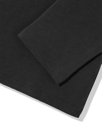 Trillion Waffle Ring Snap Henley Neck Long Sleeve - Pigment Charcoal TRST19CH Cheap Trillion Waffle Ring Snap Henley Neck Long Sleeve - Pigment Charcoal TRST19CH