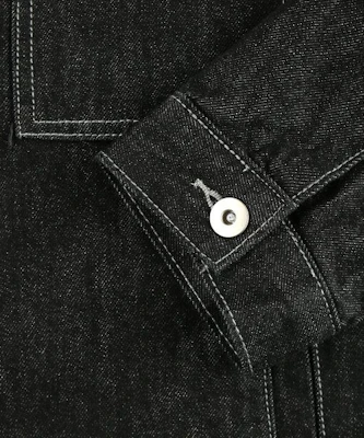 Trillion Washed Stitch Denim Jacket (Black) TRSJK01BK Purchase Trillion Washed Stitch Denim Jacket (Black) TRSJK01BK