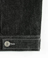 Cheap Trillion Washed Stitch Denim Jacket (Black) TRSJK01BK