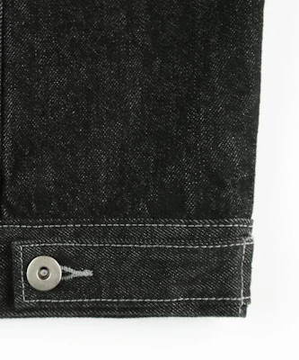 Trillion Washed Stitch Denim Jacket (Black) TRSJK01BK Cheap Trillion Washed Stitch Denim Jacket (Black) TRSJK01BK