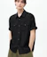 Buy TRILLION Kemeja Hitam Oversized Lengan Pendek Roll-Up Wrinkle Sheer TRSSH35BK