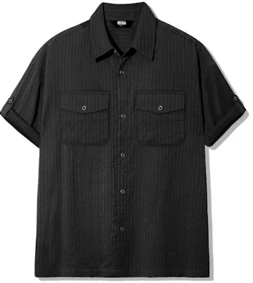 TRILLION Kemeja Hitam Oversized Lengan Pendek Roll-Up Wrinkle Sheer TRSSH35BK Purchase TRILLION Kemeja Hitam Oversized Lengan Pendek Roll-Up Wrinkle Sheer TRSSH35BK