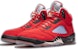 Air Jordan Trophy Room x 5 Retro SP F&F 'Hitam Merah'. CN2317-600