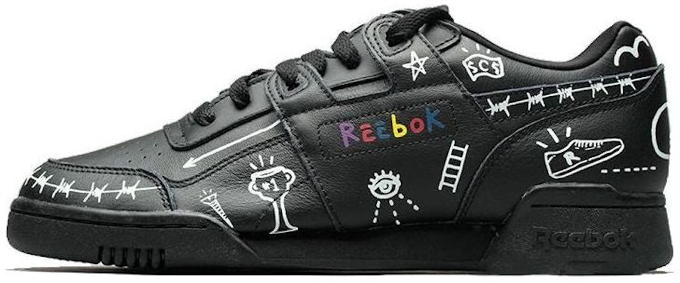 Trouble Andrew x Reebok Workout Plus 'Black Multi' DV5057 Buy Trouble Andrew x Reebok Workout Plus 'Black Multi' DV5057