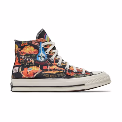 Twisted Resort Converse Chuck 70 High 'Black Multi'
