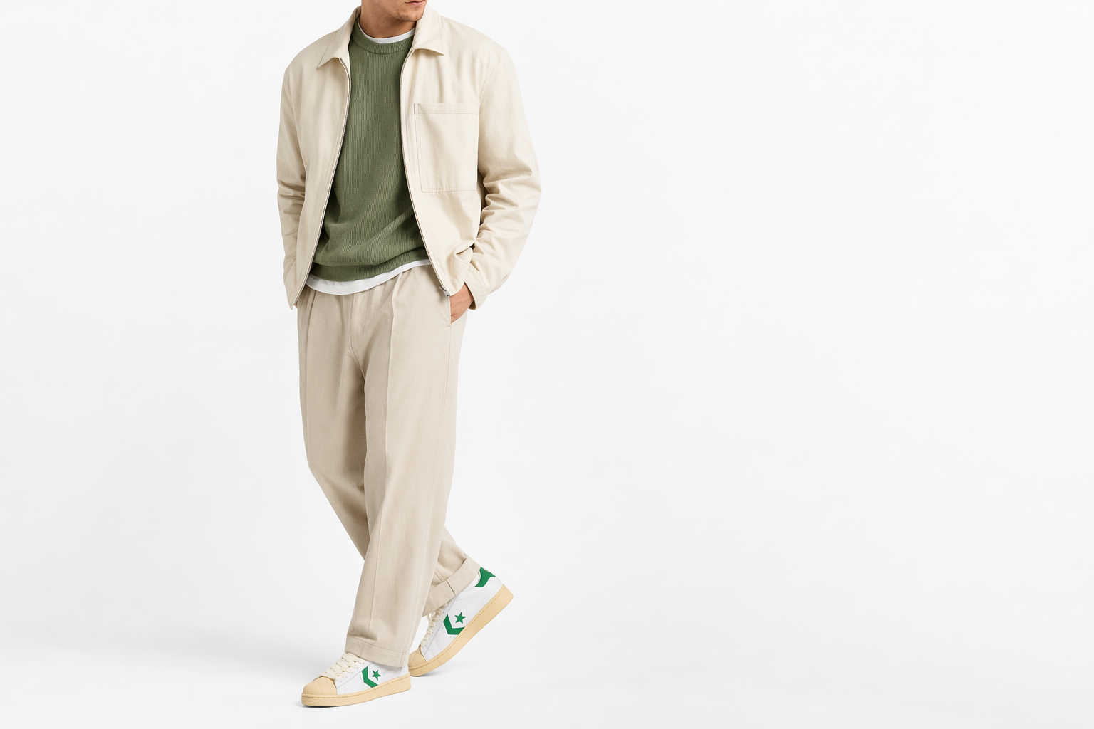 Order Tyler, The Creator GOLF le FLEUR x Converse 1908 Pro Leather 白色亞馬遜自然象牙 A20365C