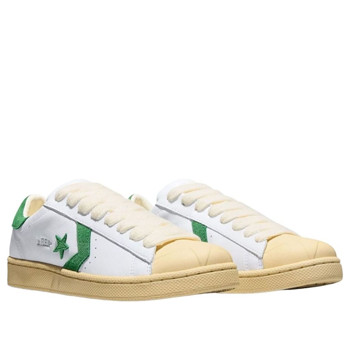 Order タイラーザクリエイター GOLF le FLEUR x コンバース 1908 プロレザー ホワイト/アマゾン/ナチュラルアイボリー A20365C