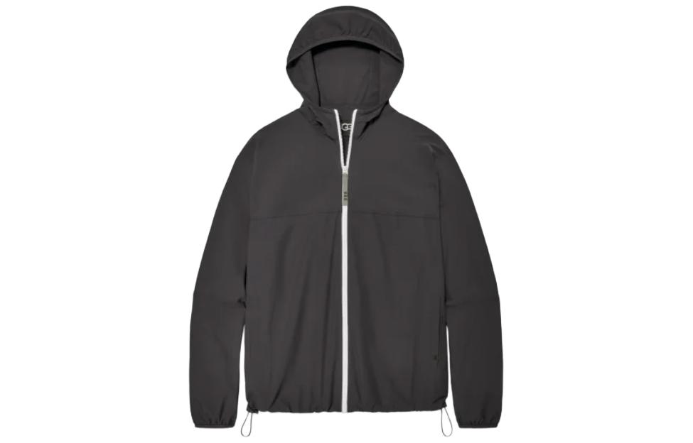 UGG  Black Fitted Hoodie Zip-Up Long Sleeve Jacket. 1152965