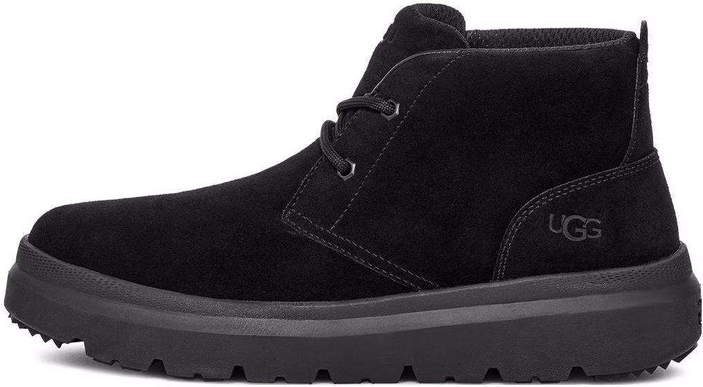 ugg-ankle-snow-boots-casual-comfort-double-layer-cowhide-black-1151773-blk