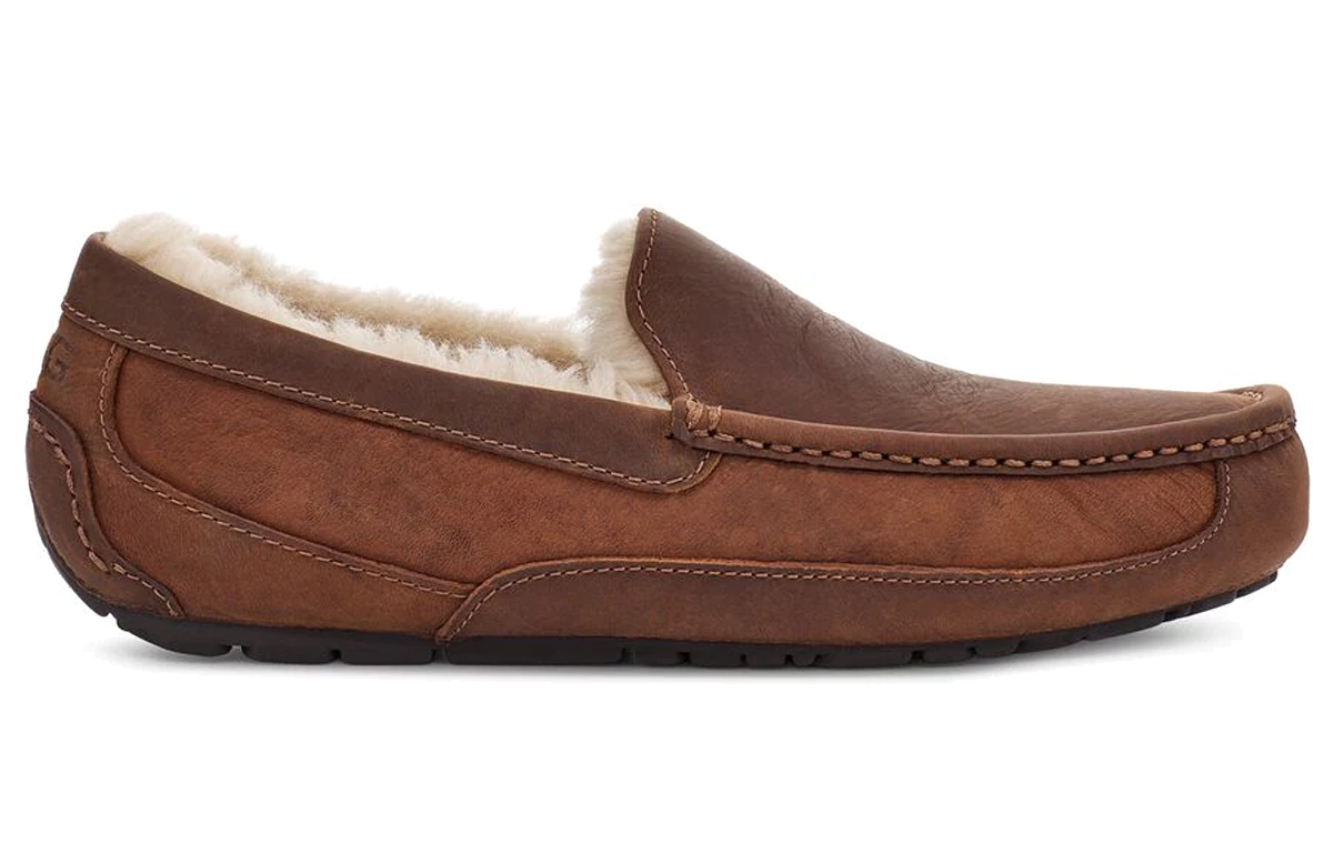 Order UGG Ascot Leder ''Chestnut'' Herrenschuhe 1103889-COG