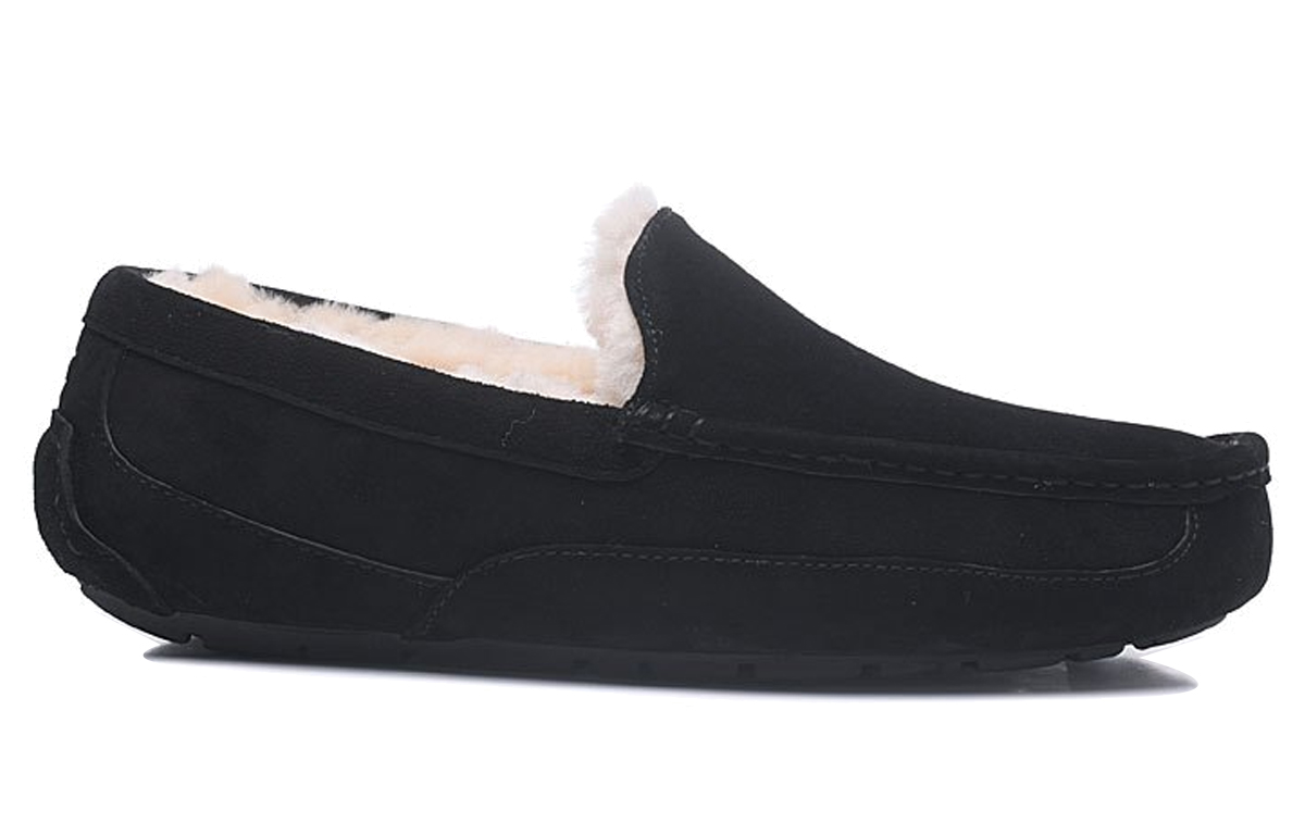 Order UGG Ascot Leather Slipper 'Hitam' 5775-BLK