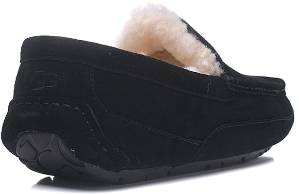 UGG Ascot 皮革拖鞋 保暖舒適 簡單慵懶運動休閒鞋 黑色 Purchase UGG Ascot 皮革拖鞋 保暖舒適 簡單慵懶運動休閒鞋 黑色