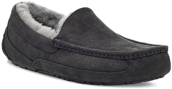 UGG 男士黑色Ascot哑光拖鞋 1103889-BLK Lookbook UGG 男士黑色Ascot哑光拖鞋 1103889-BLK